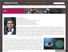 Tablet Screenshot of drchiragpatil.com